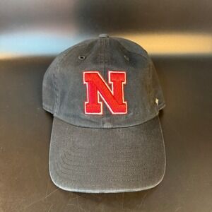 47‎ Brand Nebraska Cornhuskers Hat Cap NCAA Adjustable Black